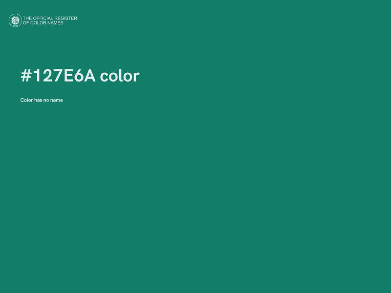 #127E6A color image