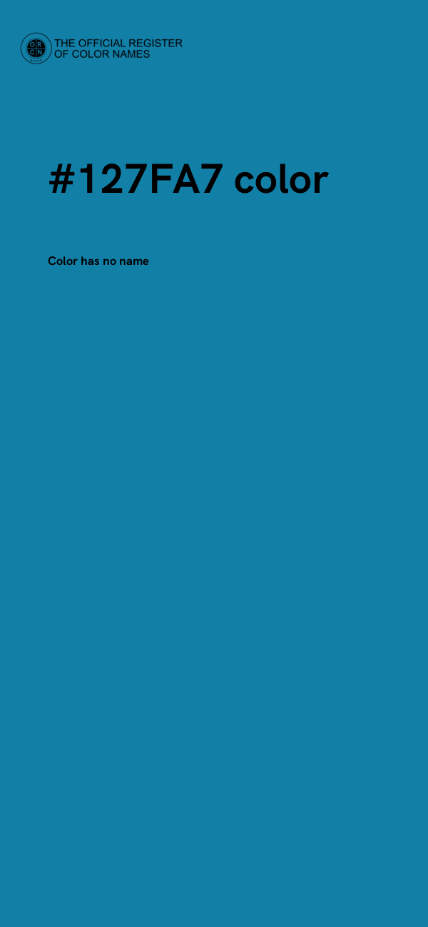 #127FA7 color image
