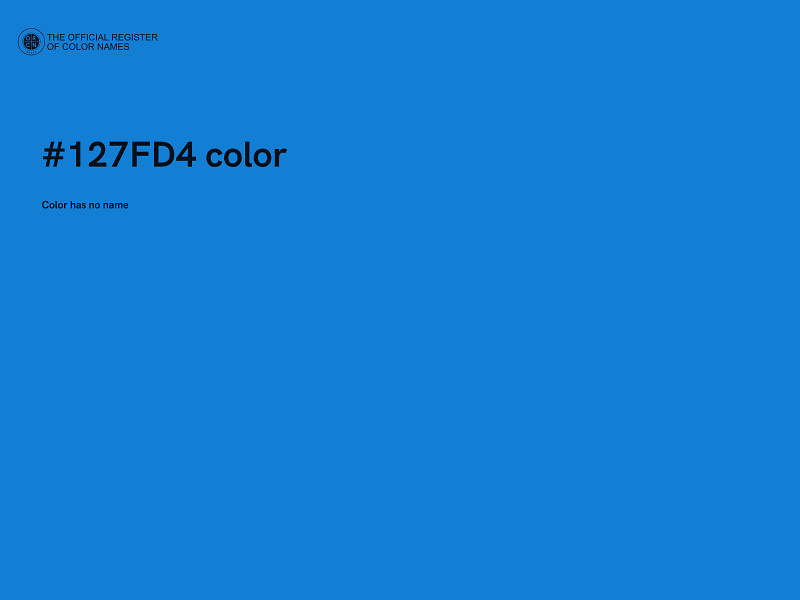 #127FD4 color image