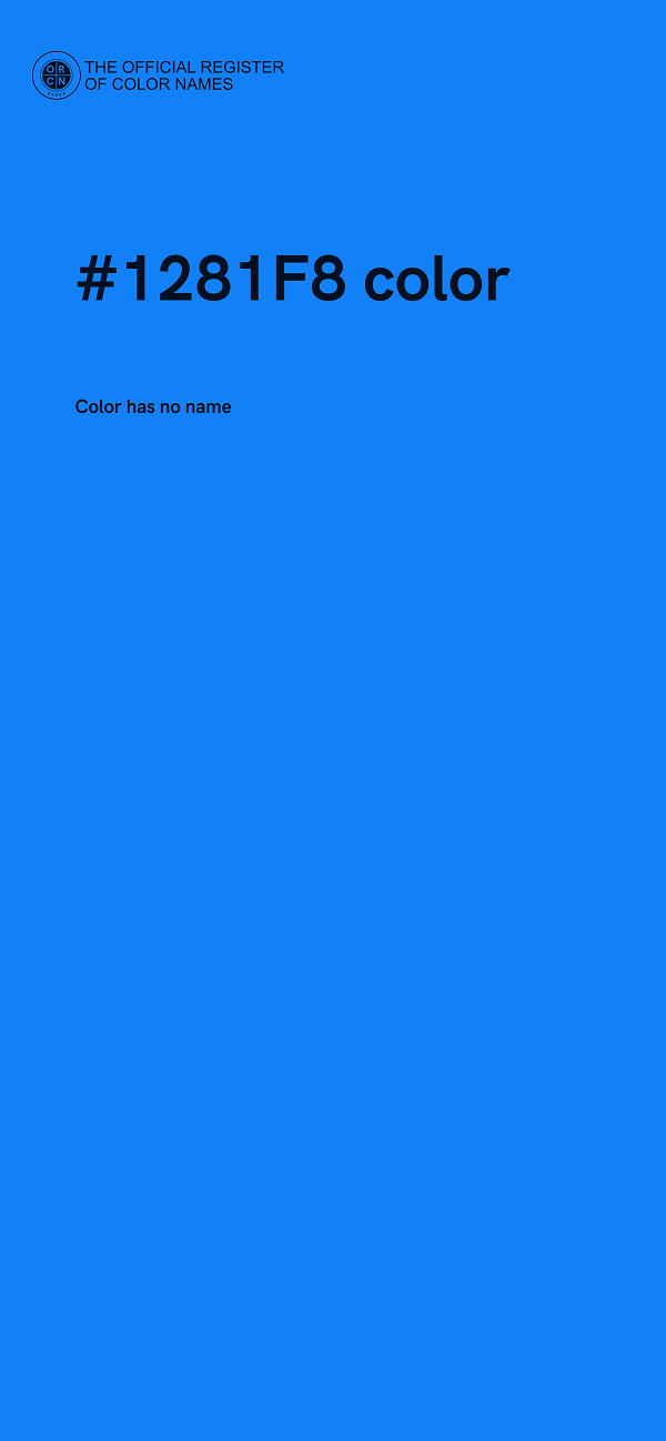 #1281F8 color image