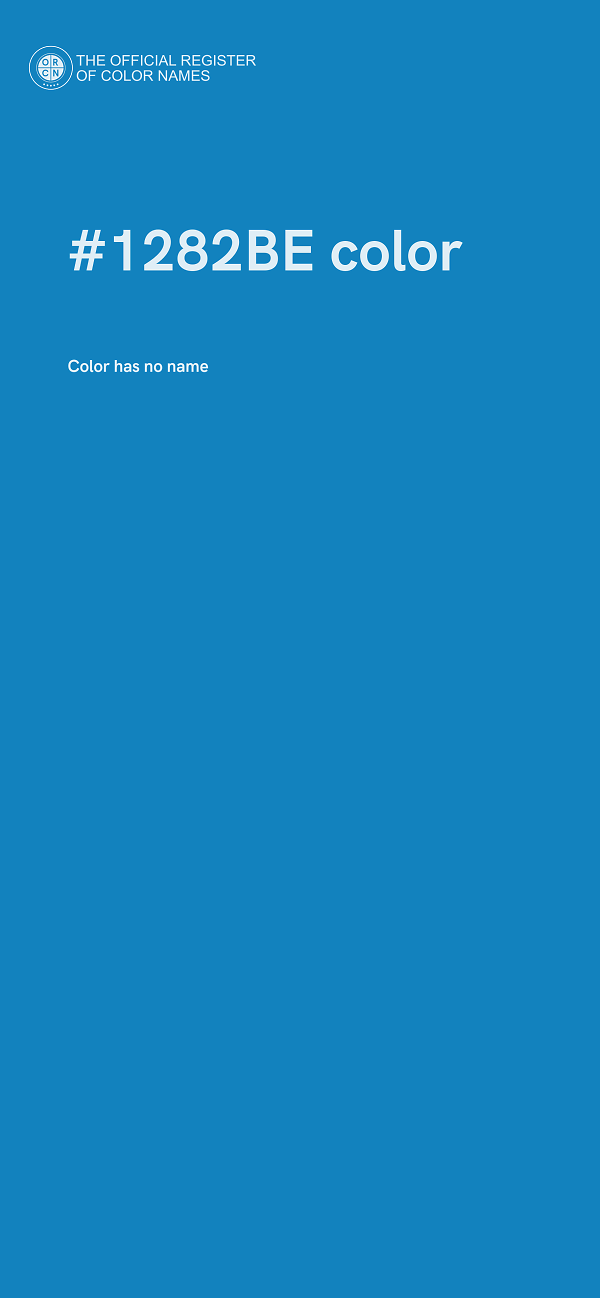 #1282BE color image