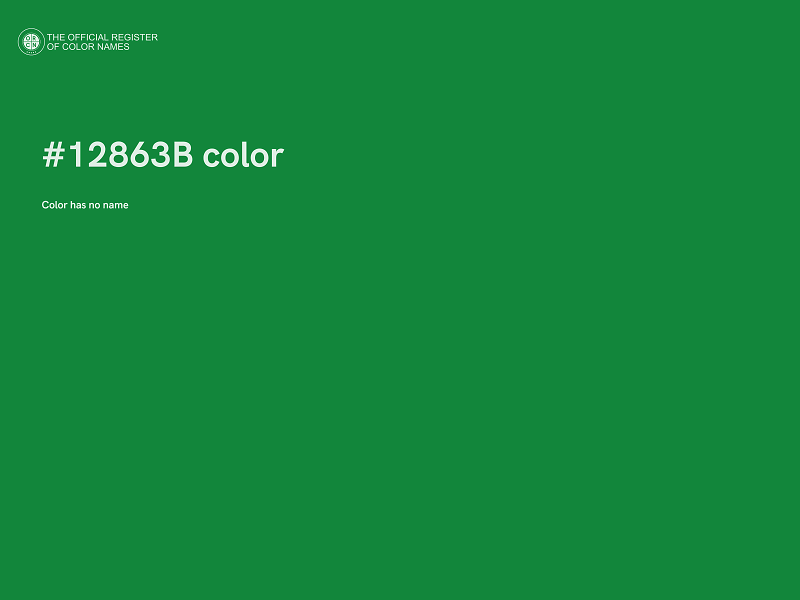#12863B color image