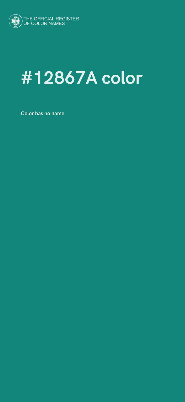 #12867A color image