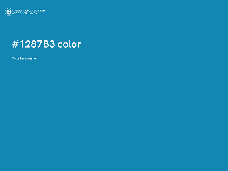 #1287B3 color image