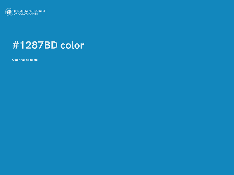 #1287BD color image