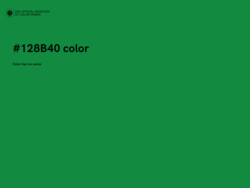 #128B40 color image
