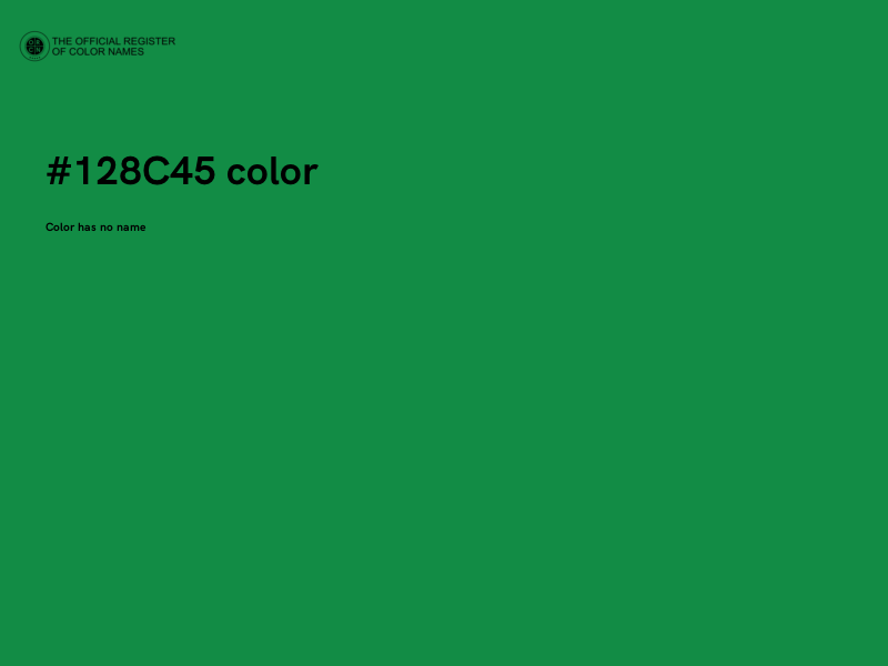 #128C45 color image