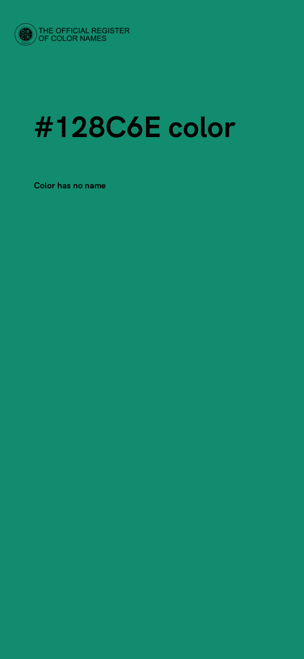 #128C6E color image