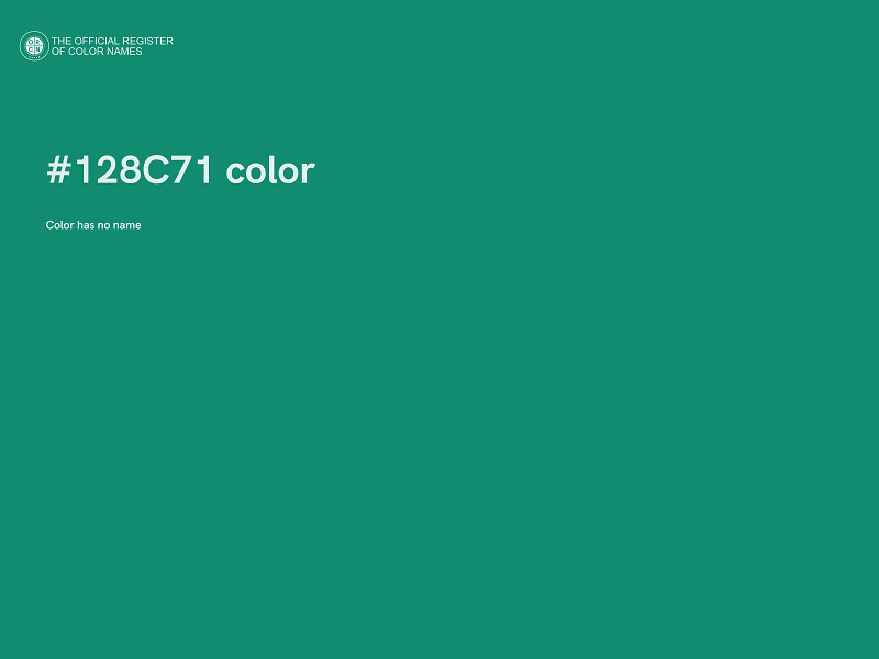 #128C71 color image