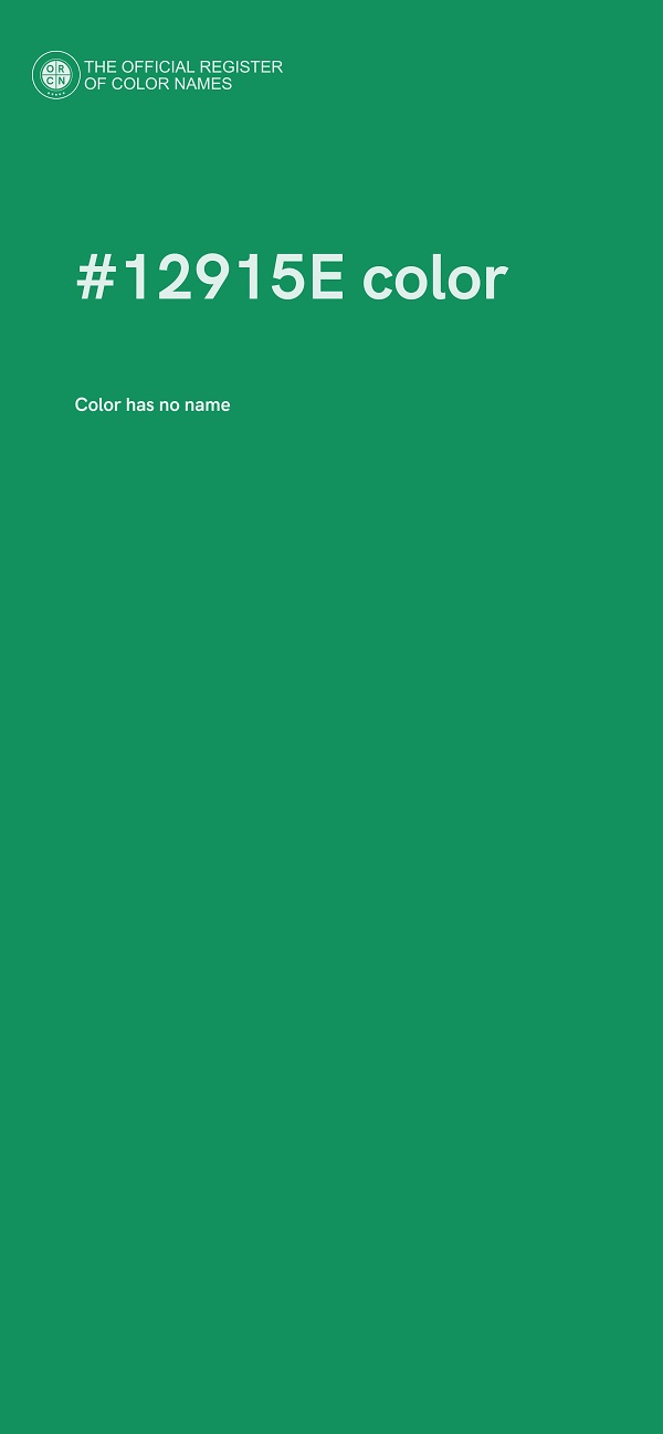 #12915E color image