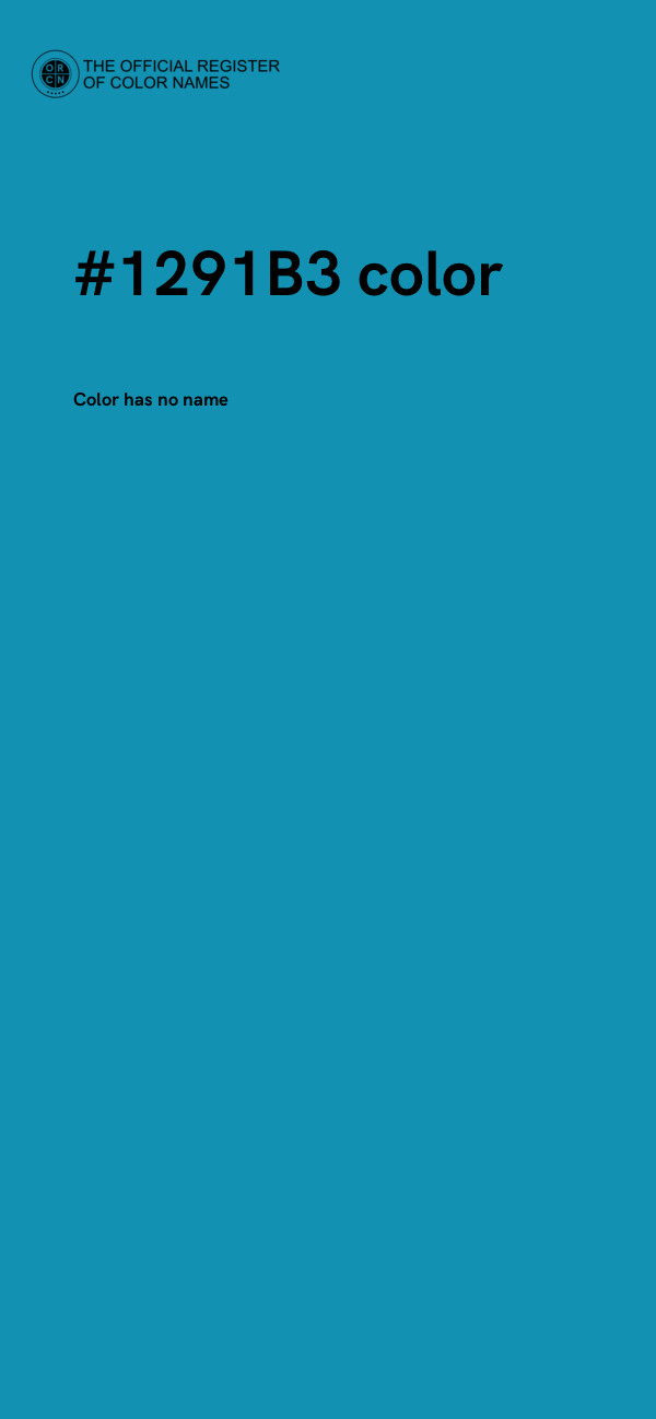 #1291B3 color image