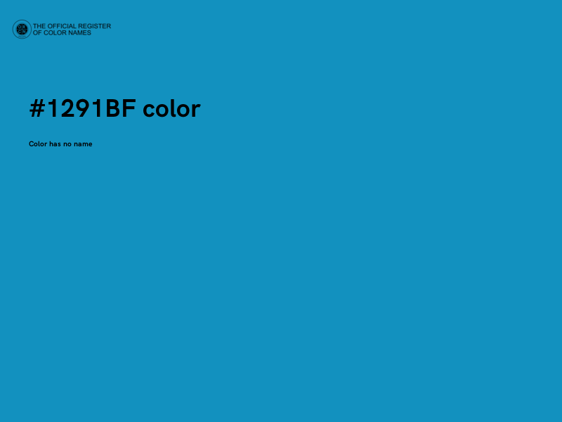 #1291BF color image