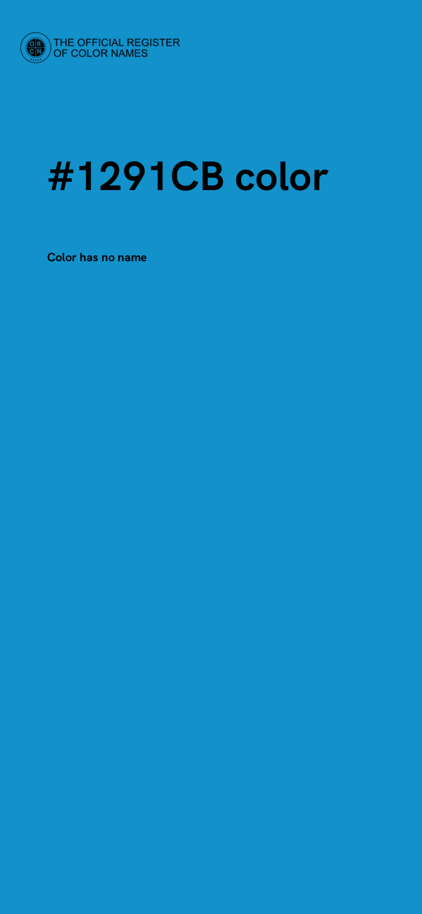 #1291CB color image