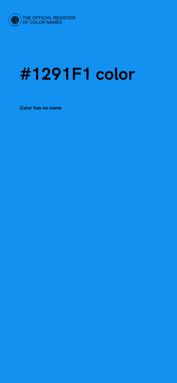 #1291F1 color image