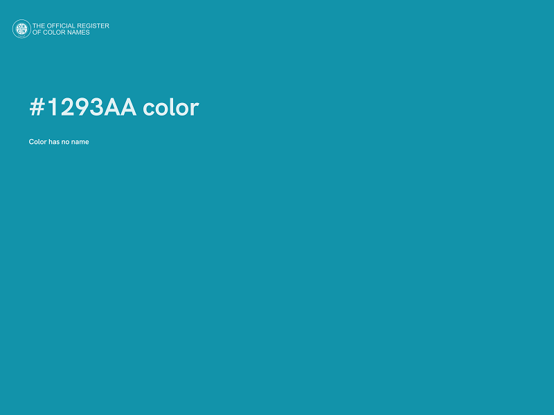 #1293AA color image
