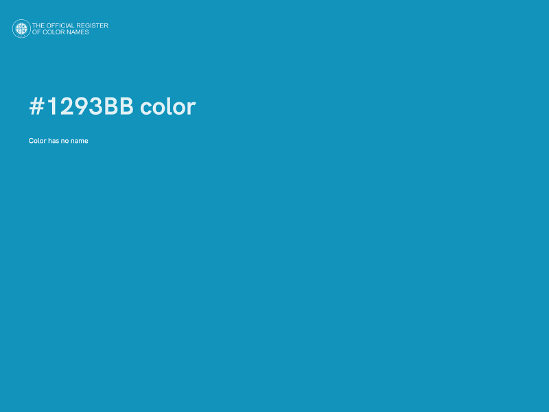 #1293BB color image