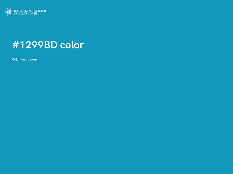 #1299BD color image