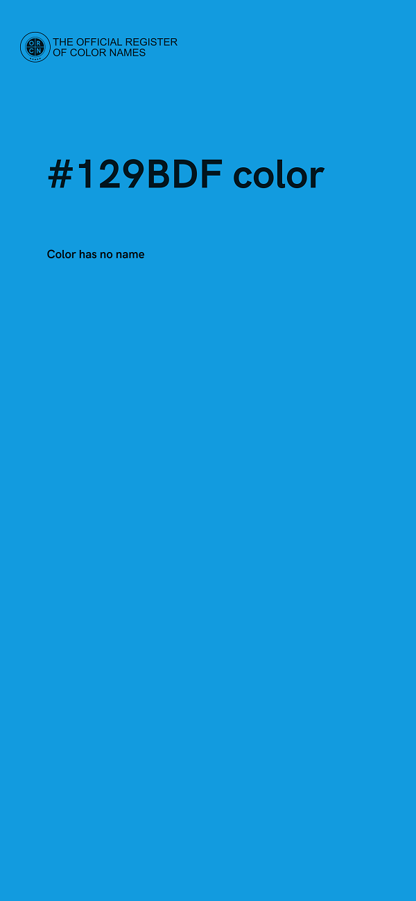 #129BDF color image