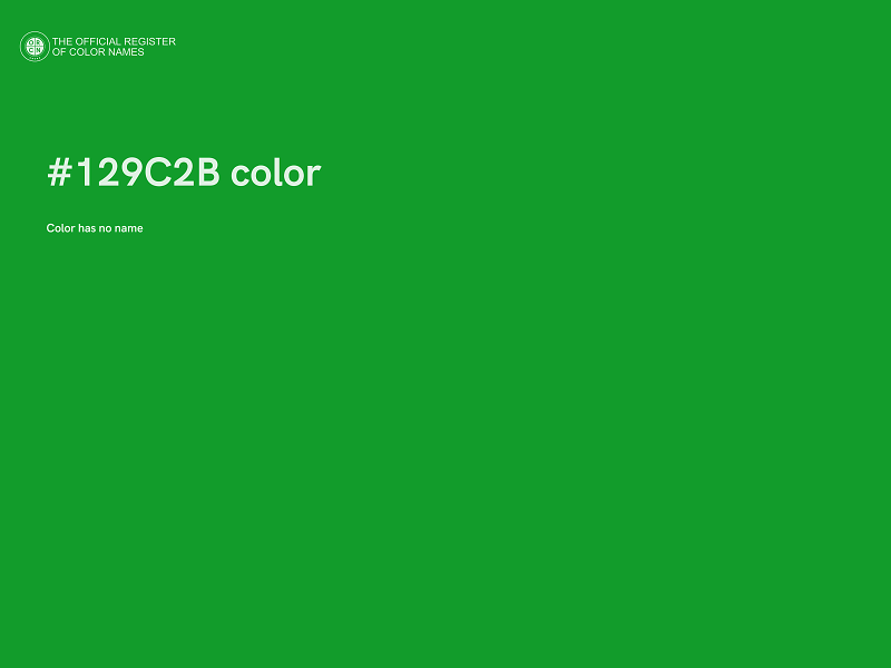 #129C2B color image