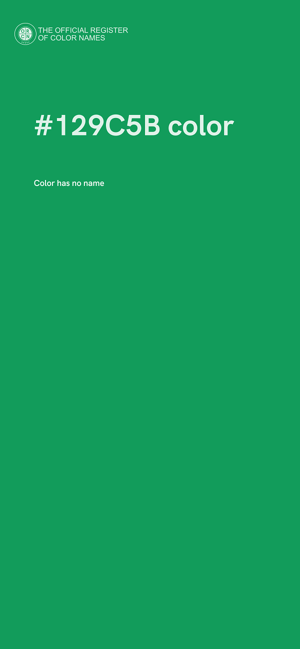 #129C5B color image
