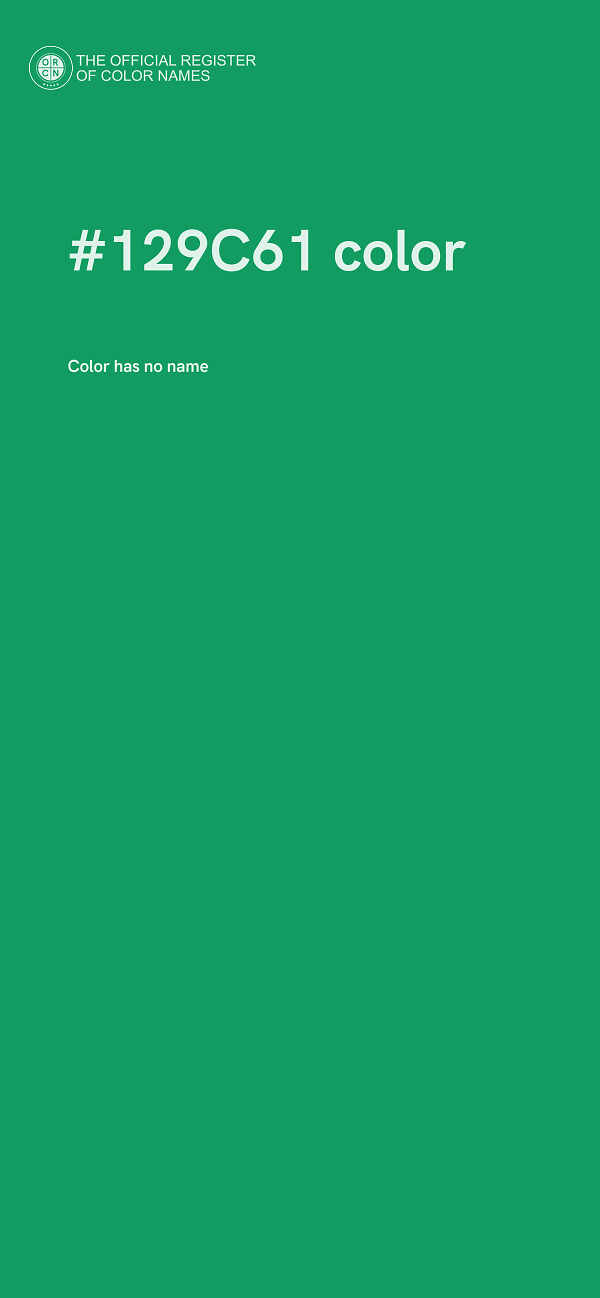 #129C61 color image