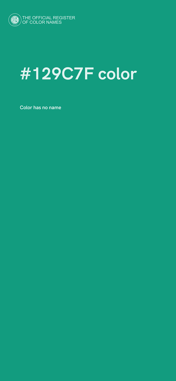 #129C7F color image