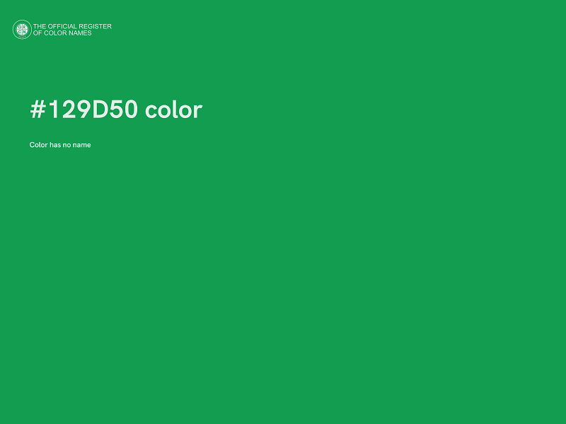 #129D50 color image