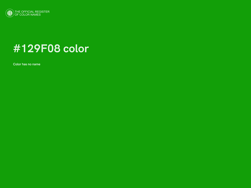 #129F08 color image