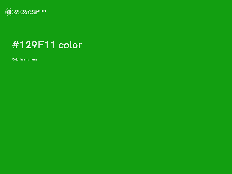 #129F11 color image