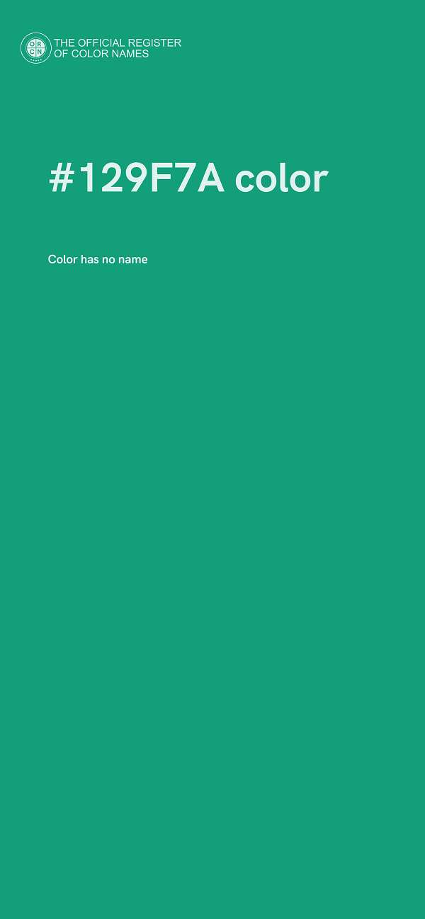 #129F7A color image