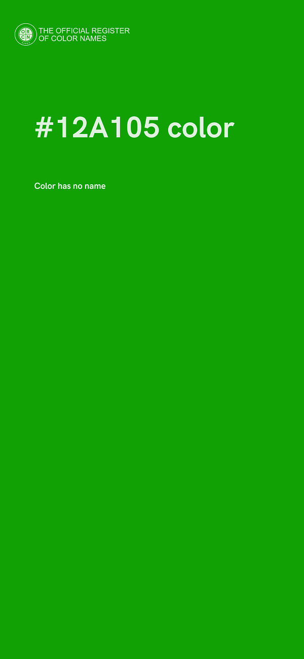 #12A105 color image