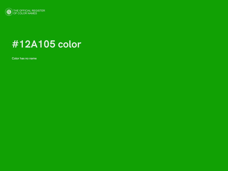 #12A105 color image
