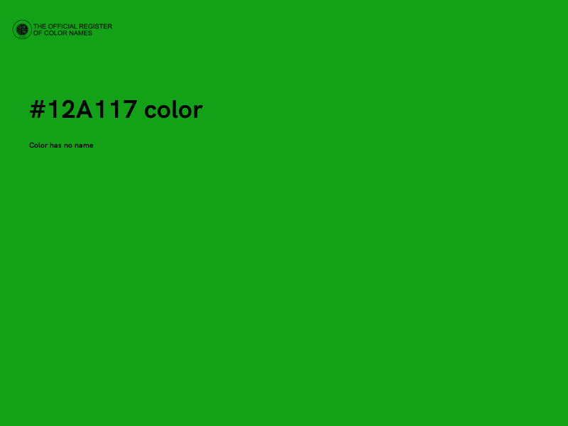 #12A117 color image