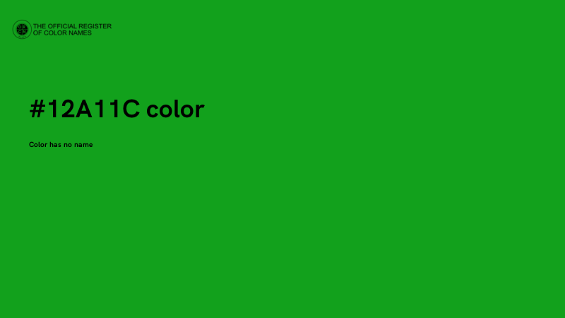 #12A11C color image