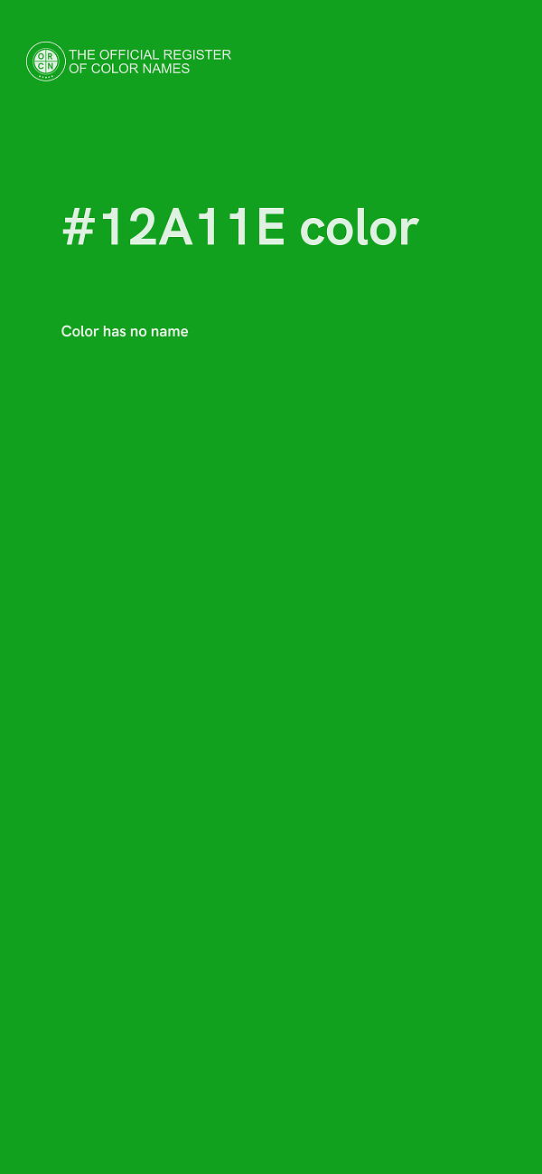 #12A11E color image