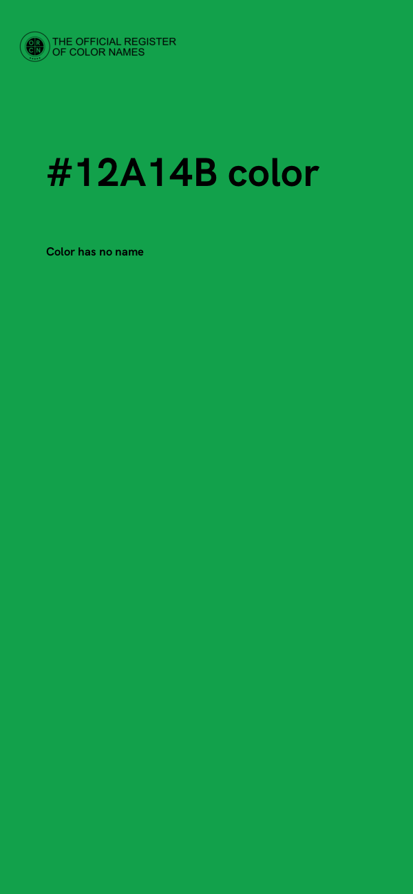 #12A14B color image