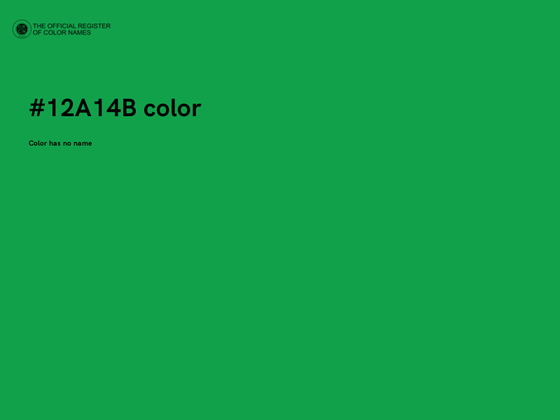 #12A14B color image