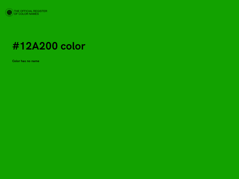 #12A200 color image