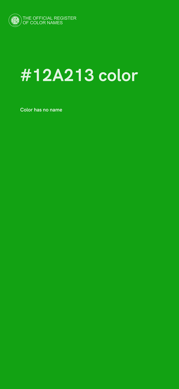 #12A213 color image