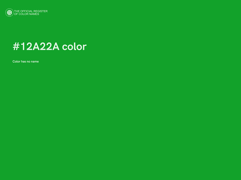 #12A22A color image