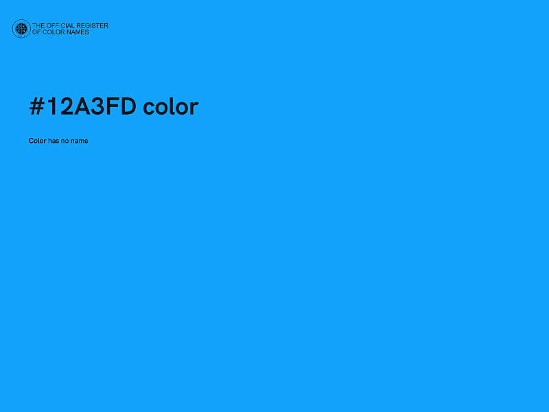 #12A3FD color image