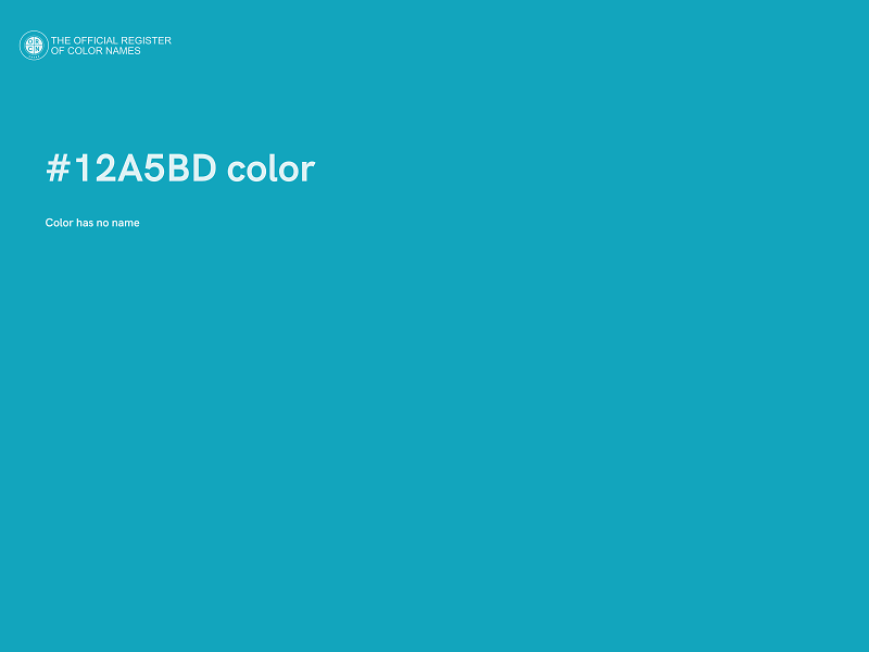 #12A5BD color image