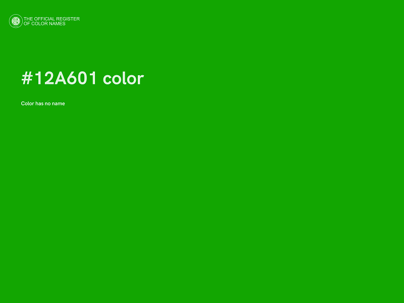 #12A601 color image