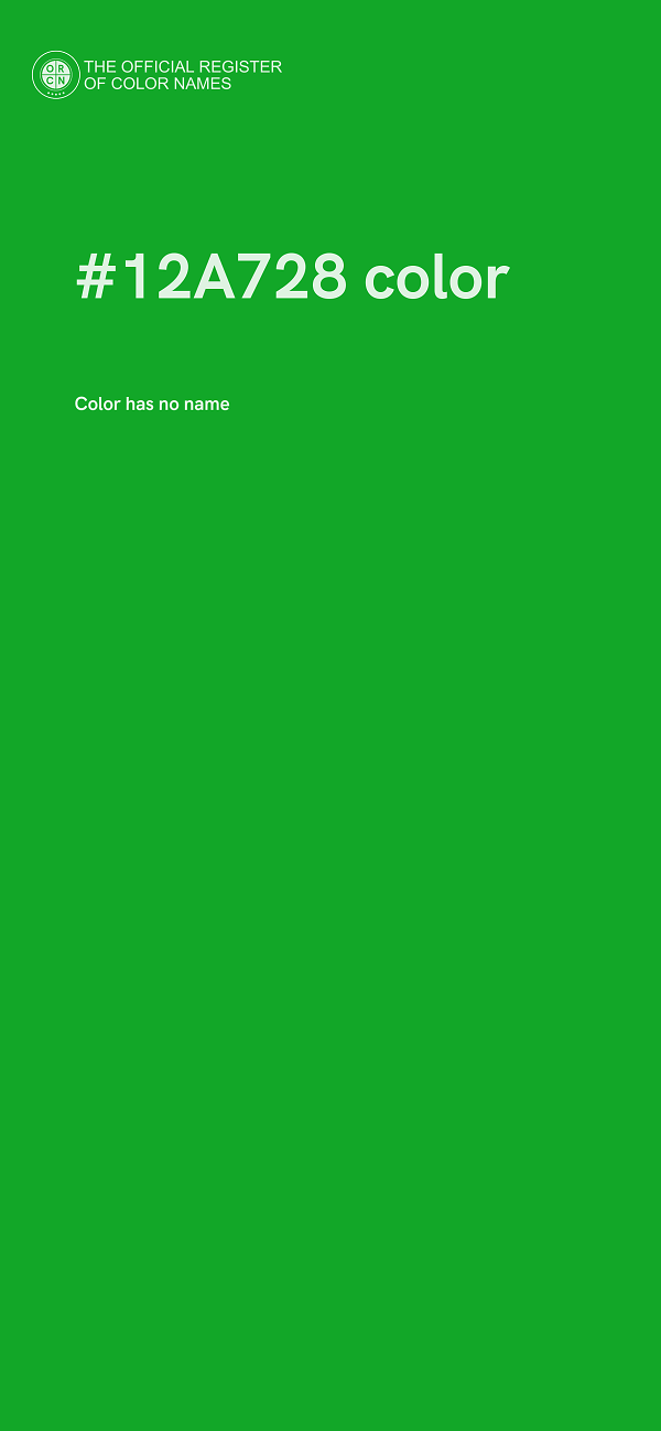#12A728 color image