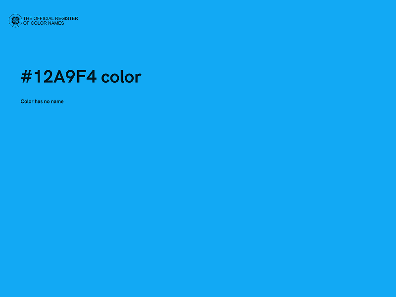 #12A9F4 color image