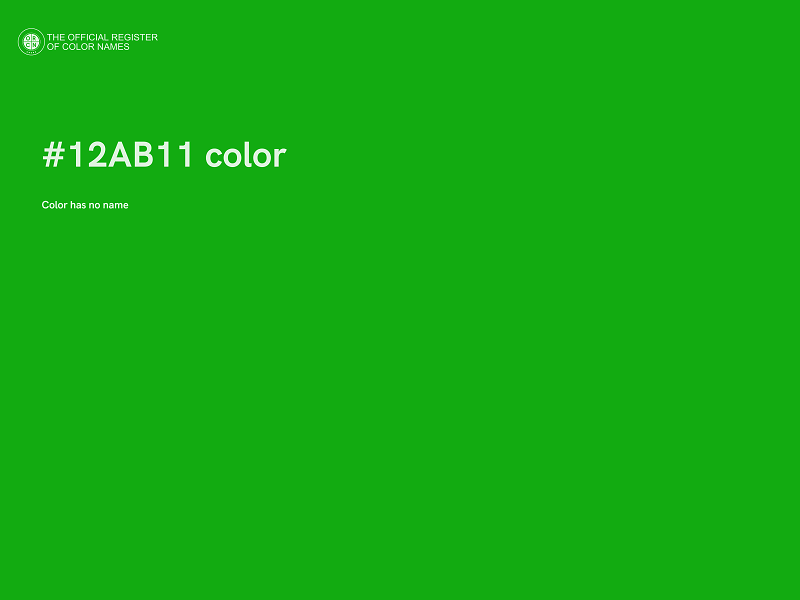 #12AB11 color image