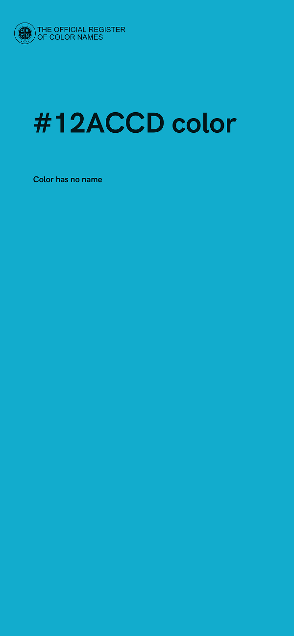 #12ACCD color image