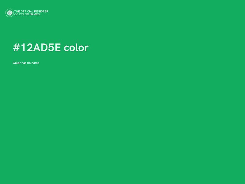 #12AD5E color image