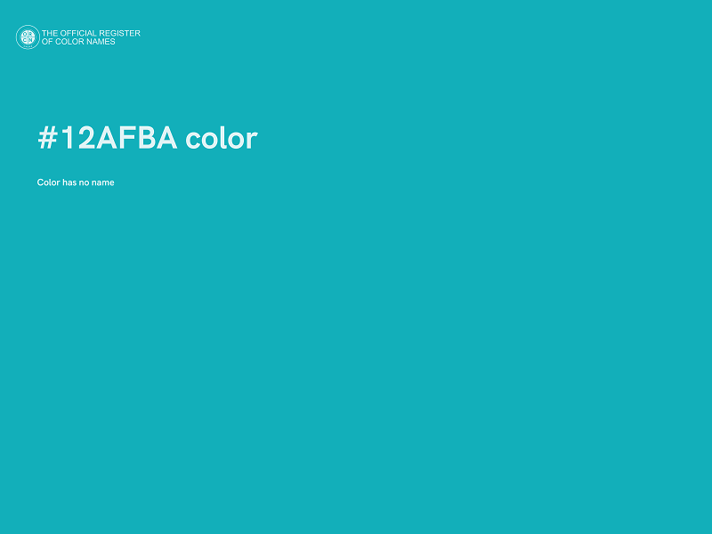 #12AFBA color image