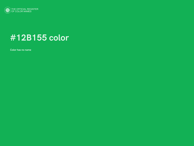 #12B155 color image